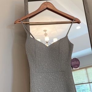 Sparkly sea green maxi dress! Size XS from Windsor.